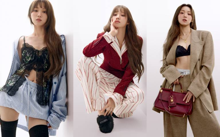 李聖經這樣穿太犯規！透視蕾絲若隱若現、內衣外穿＋西裝混搭性感炸裂