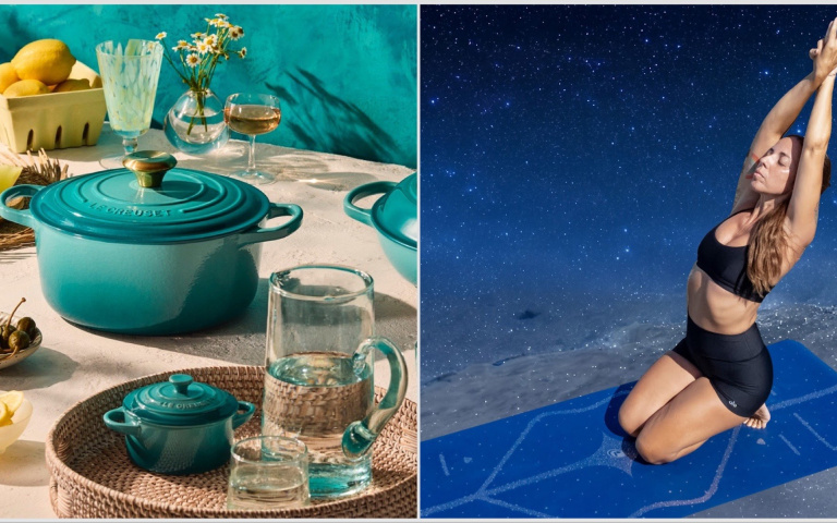 今夏最美藍色居家提案！LIFORME星空瑜珈墊、LE CREUSET海韻藍系列，把度假感帶回家