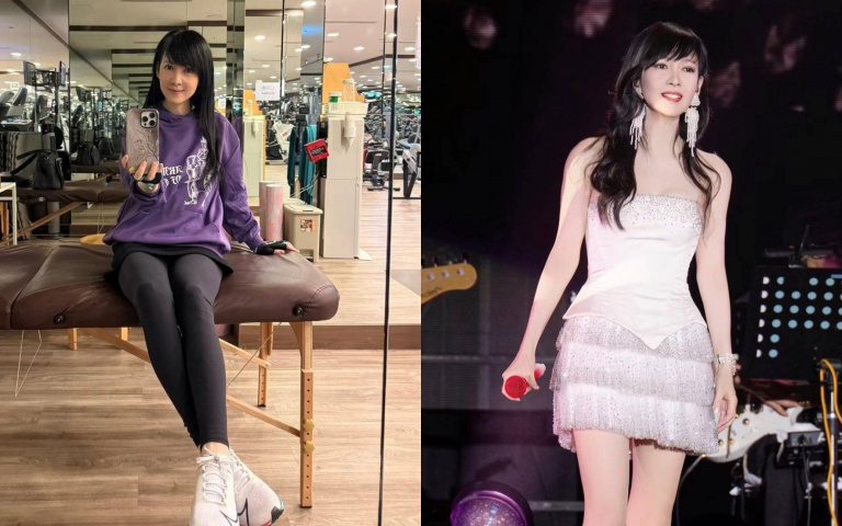 周慧敏58歲還是美得像少女！自曝「一習慣」堅持9年 纖腰長腿被讚：頂級身材