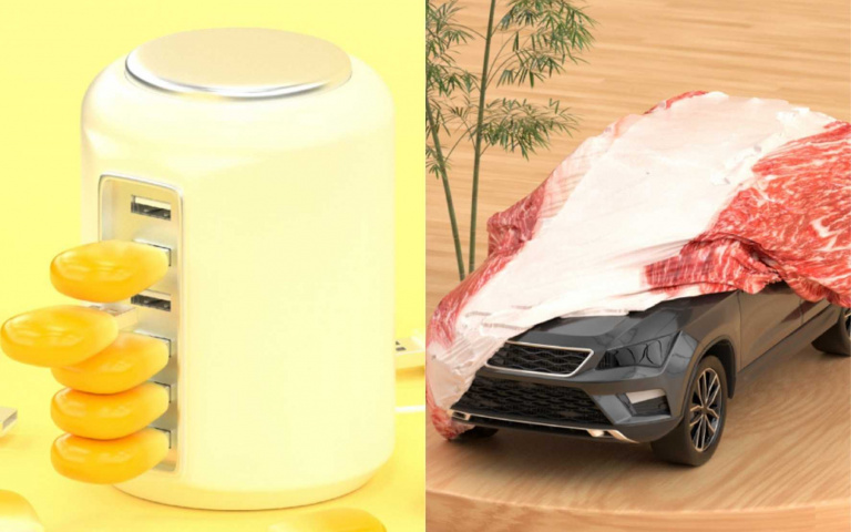日本人腦洞大開時間到!有了巨型吐司床還不夠 生肉車罩+玉米USB也該入手囉!