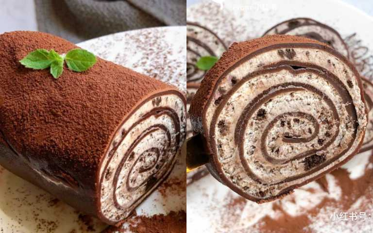 免烤箱食譜！爆漿「OREO蛋糕捲」用平底鍋就能做出來！