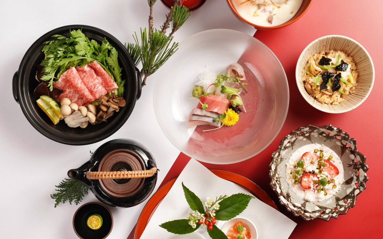 日勝生加賀屋冬季限定！和牛、鯛魚日系料理太吸睛，滿滿新年氣息好吉祥！