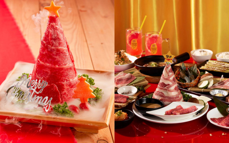 「燒肉聖誕樹」來了!舖滿肉片視覺太衝擊,年末豪邁嗑肉派對登場!