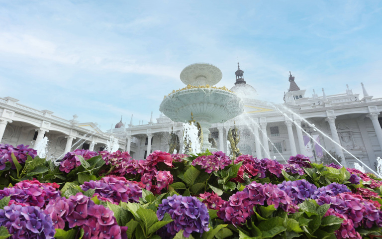 春神來了！全台獨家「紫色浪漫季」歐洲夢幻景緻
