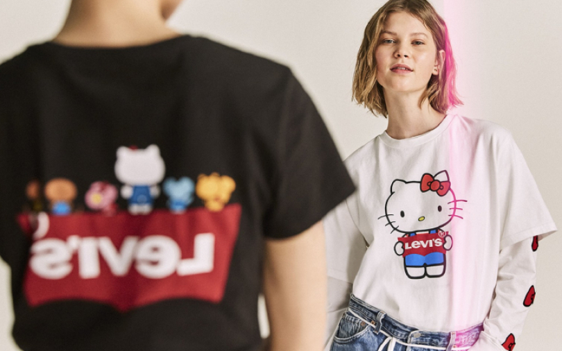 兩大經典間的火花！LEVI’S x HELLO KITTY 聯名交織出反差萌