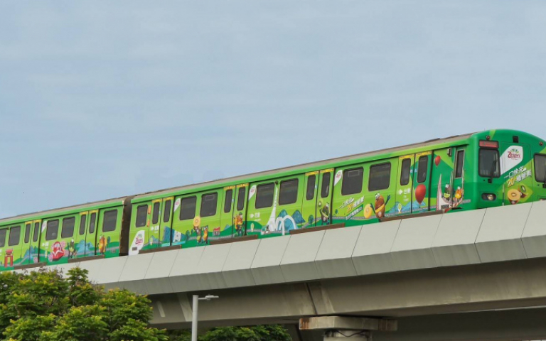 北捷淡水信義線車廂限時換裝 投票應援家鄉早餐、免費換奇異果補充營養