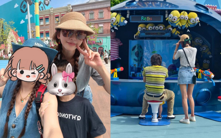 林志玲帶3歲愛兒玩遊樂園被直擊！背影太美竟被誤認是20歲少女！