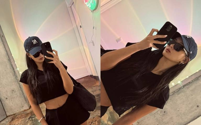 孫芸芸47歲露出「天鵝腰」！黑T辣秀超短熱褲  再曝金句展現女神智慧