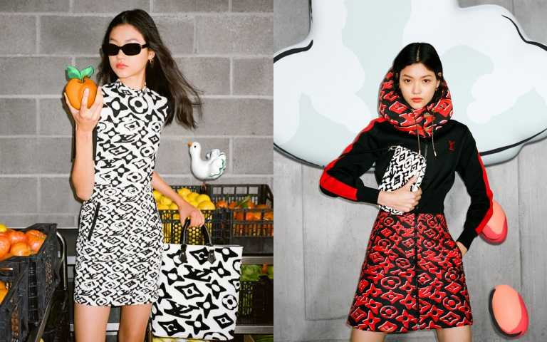 變形版老花太時髦！LV攜手當代藝術家Urs Fischer打造膠囊系列，把經典老花變成迷幻又摩登的「漂浮版本」