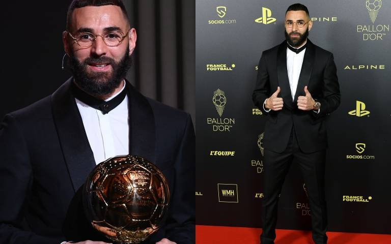 2022金球獎得主是他！皇馬巨星「本澤馬」擊敗C羅！帥氣現身頒獎典禮抱走個人史上首座金球獎！