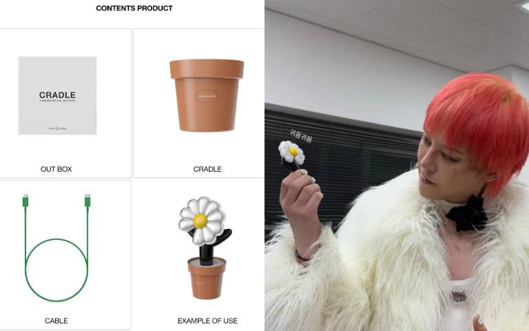 GD權志龍「小雛菊花盆」應援手燈設計好欠買！價格親民鐵粉準備「這天」網路開搶